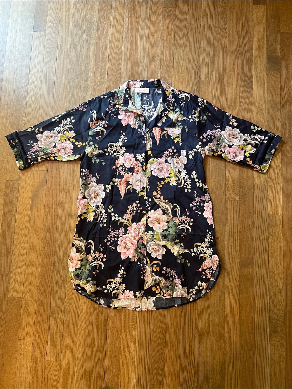 Floral women’s nightshirt, Papinelle, NW, Size M